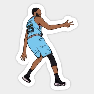 Mikal Bridges 3 Point Celebration Sticker